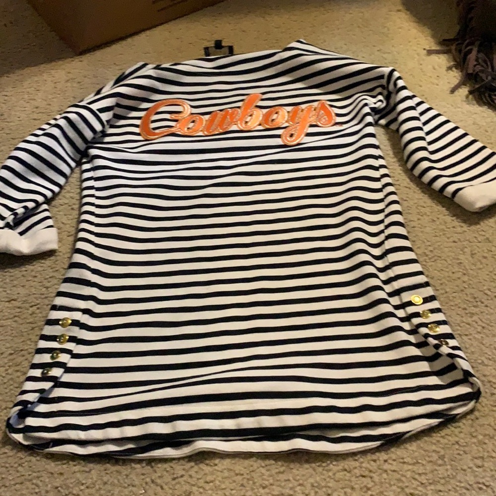 Oklahoma State long dress shirt